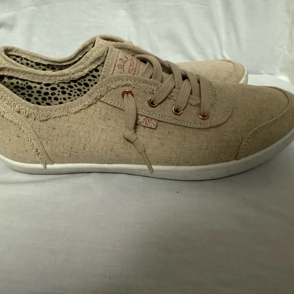 Skechers BOBS Beige Casual Shoes - Picture 9 of 12